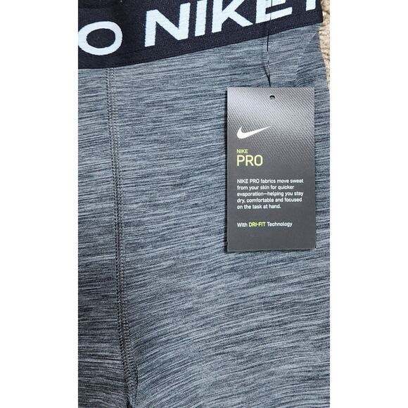 Nike Women's Pro Leggings DA0483 011 Dri-Fit High-Rise 7/8 Crop SIZE XXSMALL NWT - Picture 6 of 12